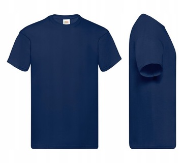 KOSZULKA MĘSKA t-shirt FRUIT OF THE LOOM ORIGINAL granatowa XL