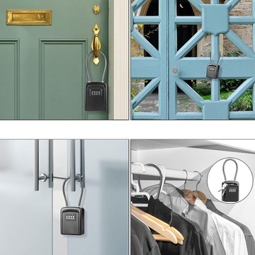 КЛЮЧ БЕЗОПАСНОГО ХРАНЕНИЯ КОМБИНИРОВАННЫЙ КОД ХРАНЕНИЯ СО СЪЕМНЫМ КАБЕЛЕМ Водонепроницаемый