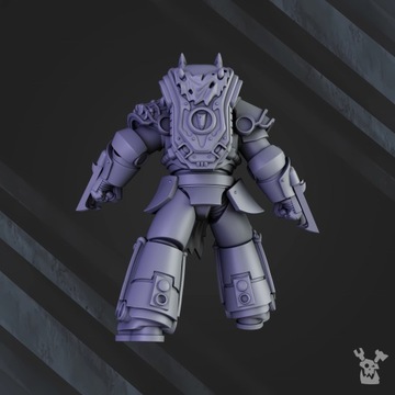 White Megalodon Clan Warriors x5 DakkaDakkaStore