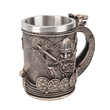Viking kufel do piwa Vintage o dużej pojemności