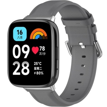 PASEK SKÓRZANY BRANSOLETA OPASKA DO REDMI WATCH 3 ACTIVE