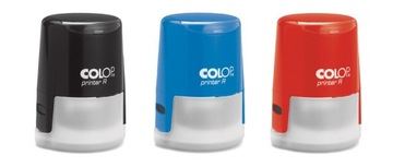 Colop R40 круглая красная марка + ластик для логотипа