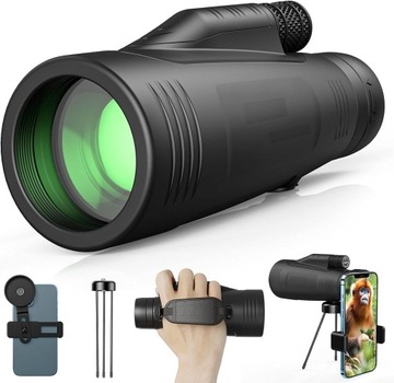 Monokular Teleskop monokularowy HD 12x50 UCHWYT STATYW SUOB teleskop