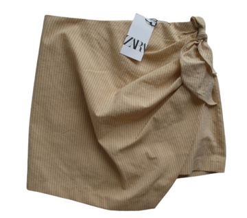 Moda Spódnice Spódniczki mini Zara Sp\u00f3dnica mini khaki W stylu casual 