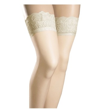 Sexy POŃCZOCHY samonośne z Koronką 20den