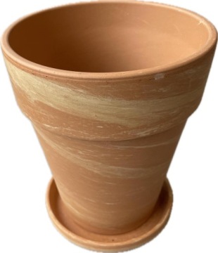 20 х 17 см Терракота -горшок с подставкой