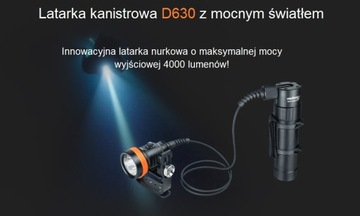 Фонарь для дайвинга Orca Torch D630