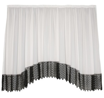 FIRANA GOTOWA WOAL GIPIURA CZARNA GIPIURY 400x160