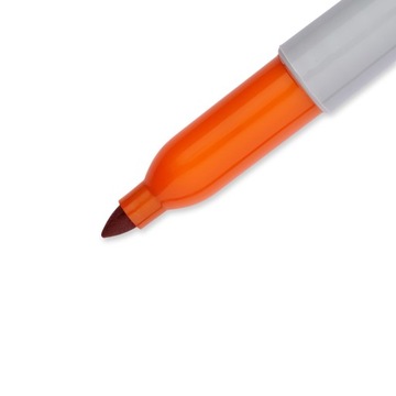 Перманентный тонкий оранжевый маркер Sharpie