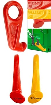 КОНТЕЙНЕРНЫЙ КРЮК 12,5 Т L-левый SEA CONTAINER HITCH Сертификат CE