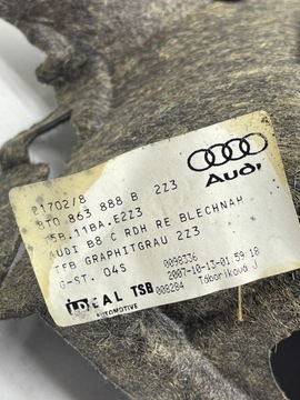 AUDI A5 8T COUPE boczek bagażnika PRAWY