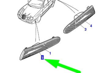JAGUAR S-TYPE X200 PŘEDNÍ LEVÝ BLATNÍK BOČNÍ NOVÝ ORIGINÁLNÍ XR847586