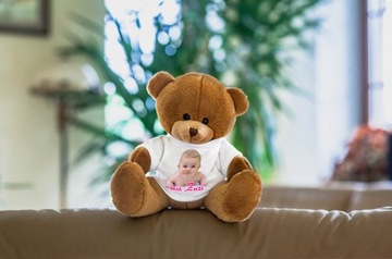 талисман, мишка, мягкая игрушка с любым принтом ко Дню святого Валентина