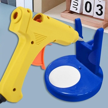 Держатель для горячего клея Подставка для машины для горячего клея Держатель для клея-расплава Настольный синий