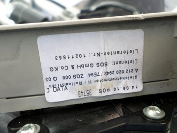 MECHANIZMUS ROLETA PRAVÝ ZADNÍ MERCEDES TŘÍDA E W212 KOMBI A2128203042