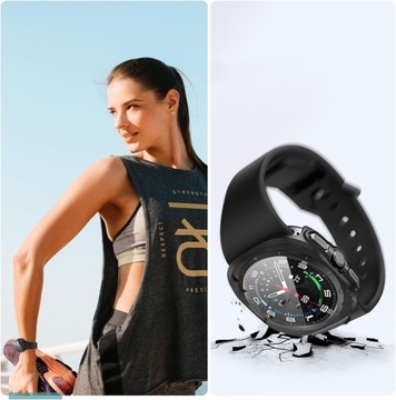 КОРПУС + СТЕКЛО Защитный чехол 2в1 с защитой на 360° для Samsung Galaxy Watch Ultra 47 мм