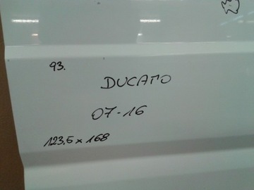 FIAT DUCATO 2007 РАЗДВИЖНАЯ ДВЕРЬ СПРАВА