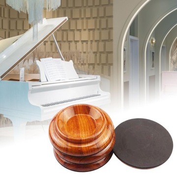 Колесо для фортепиано, портативное профессиональное оборудование, замена ножки для фортепиано, деревянная