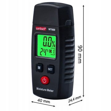 ИЗМЕРИТЕЛЬ ВЛАЖНОСТИ ИЗМЕРИТЕЛЬ ВЛАЖНОСТИ ДЛЯ ДЕРЕВА И БЕТОНА ЖК-дисплей + ЗОНД