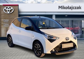 Toyota Aygo II Hatchback 3d Facelifting 1.0 VVT-i 72KM 2021 Toyota Aygo 1.0 VVT-i Selection X-cite VAT 23 1 wl. Bezwypadkowy ASO, zdjęcie 4