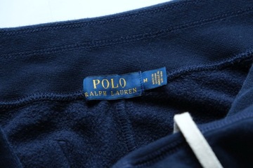 POLO RALPH LAUREN__MĘSKIE SPODNIE DRESOWE GRANAT LOGO__M