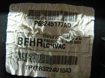 DODGE CHARGER 15- RADIÁTOR DMYCHADLO PŘEDNÍ