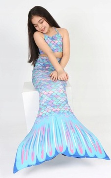 DWUCZĘŚCIOWY strój kąpielowy syrenka 9/10 H503J