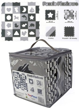 ОБРАЗОВАТЕЛЬНЫЙ КОВрик для детей ПЕННЫЙ ПАЗЛ THICK FOAM XXL PEN