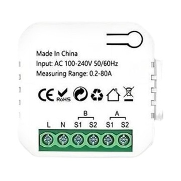 Интеллектуальный счетчик электроэнергии Преобразователь мощности Многофункциональный, практичный, 2 канала