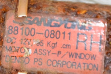 SSANGYONG REXTON Y200 ZADNÍ PRAVÝ ZVEDÁK OKNO DVEŘE Z MOTOREM 88100-0