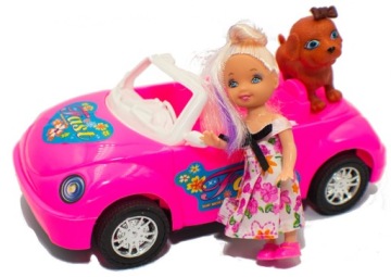 AUTO CABROLET Кукла DOG DOGS ACCESSORIES Ally Junior