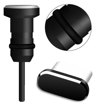 Daalo Пылезащитный чехол для USB-C 2 шт. черный.