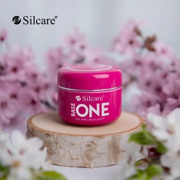 Silcare Base One Nail Gel UV -гель французский розовый 50G + файл