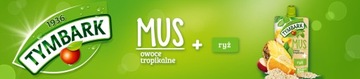 Мусс Tymbark Тропические фрукты + Рис для детей 12х100г