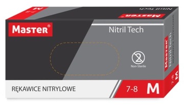 RĘKAWICZKI JEDNORAZOWE NITRYLOWE ROZMIAR M 100SZT