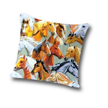 Poszewka 40x40 Bawełniana Konie Koniki