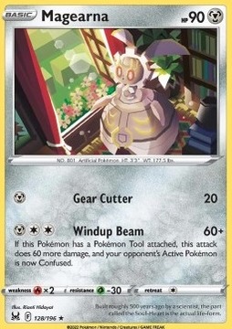 Karty Pokemon (LOR 128) Magearna (R)