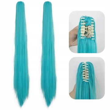 HATSUNE MIKU VOCALOID PERUKA COSPLAY WIG Z HAIRNETEM