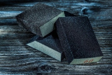 CUBE BLOCK Абразивная губка SPONGE GR 120 HARD
