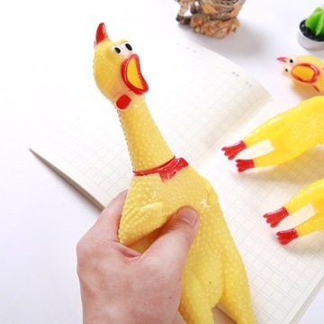 РЕЗИНОВАЯ ПИСКЛЮЧКА КУРИЦА ДЛЯ СОБАК КУРИЦА