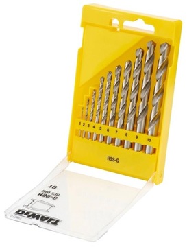 DeWALT DT5921 ZESTAW WIERTEŁ DO METALU HSS-G 10szt