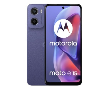 Smartfon Motorola moto e15 2/64GB Fresh Lavender 90Hz