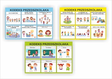 Kodeks przedszkolaka 3 plansze edukacyjne