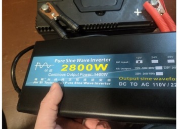 Автомобильный инвертор тока 12 В 230 В SINUS 2800 Вт