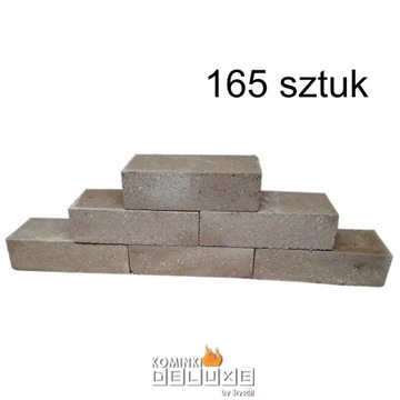 Cegła szamotowa 23x11x6,5 - 165 sztuk