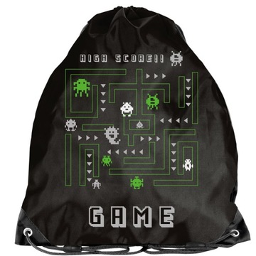 WOREK SZKOLNY NA BUTY OBUWIE WF DLA CHŁOPCA PIKSELE GRA PIXELE