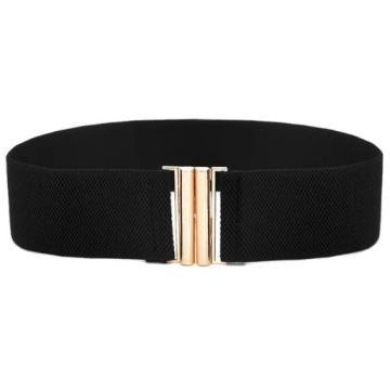 PASEK DAMSKI gumowy PAS ELASTYCZNY klamra szeroki