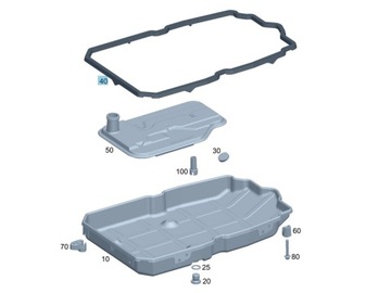 ОРИГИНАЛЬНАЯ ПРОКЛАДКА КОРОБКИ ТРАНСМИССИИ MERCEDES 722.9