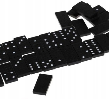 ДЕРЕВЯННАЯ ИГРА ДОМИНО В КОРОБКЕ ИЗ 28 ЭЛЕМЕНТОВ