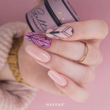 MAKEAR UV гель для наращивания ногтей GELTIX CREAMY ROSE GT03 50 мл